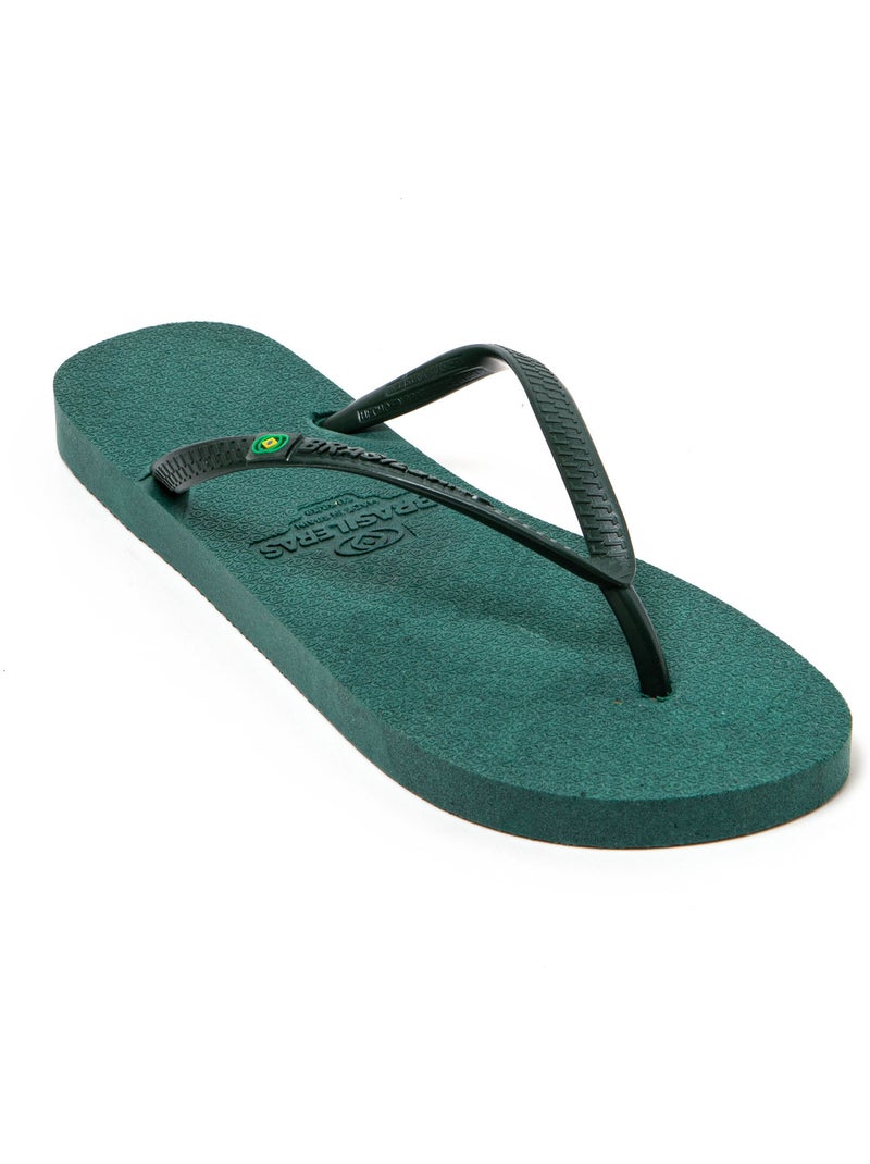 Infradito da spiaggia donna Brasileras con suola riciclata Verde scuro - Kiabi