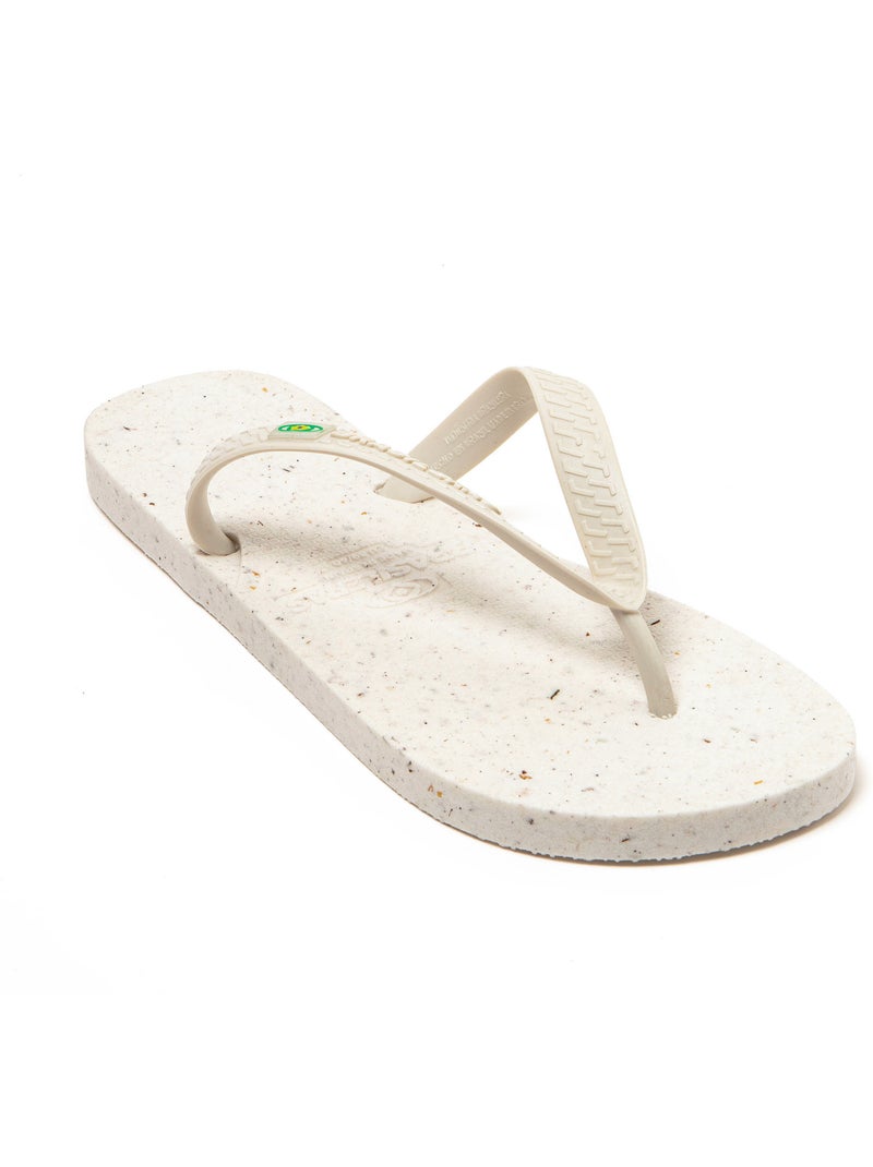 Infradito da spiaggia uomo Brasileras con suola riciclata Bianco - Kiabi