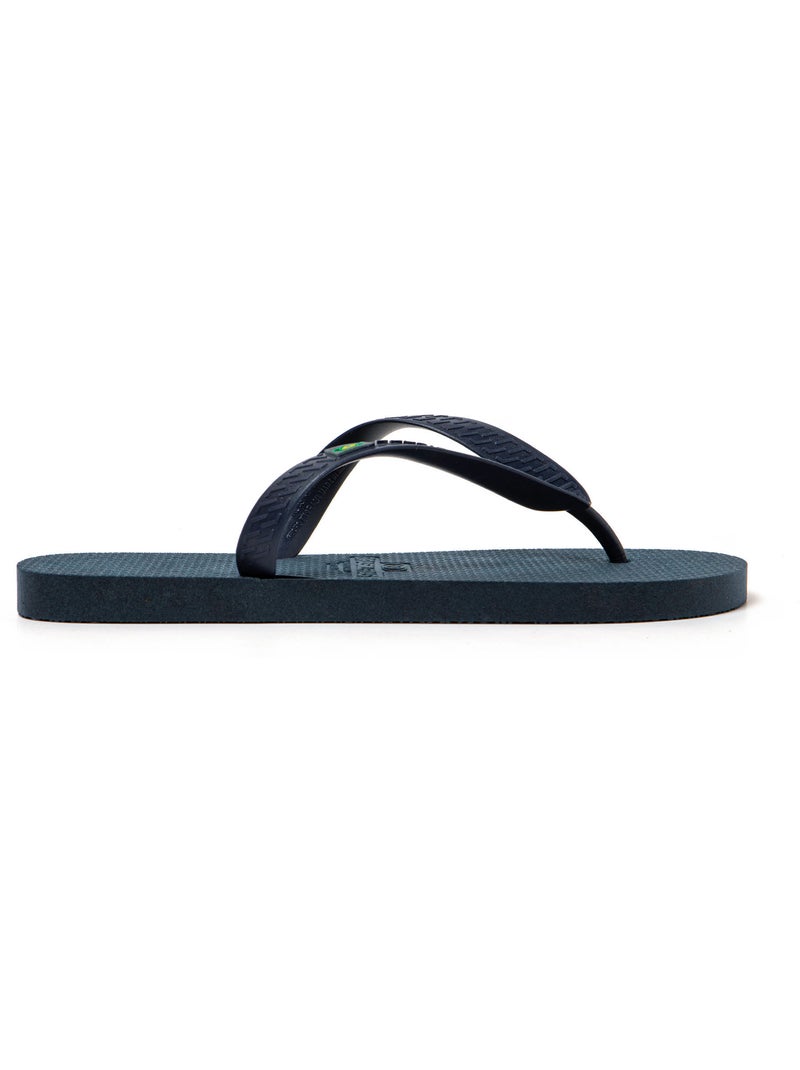 Infradito da spiaggia uomo Brasileras con suola riciclata Blu scuro - Kiabi