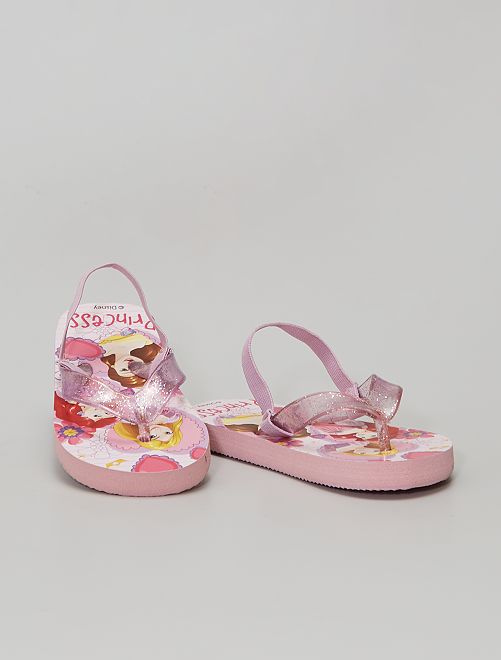 Creazioni - Scarpine - Scarpette infradito neonato unisex in cotone azzurro