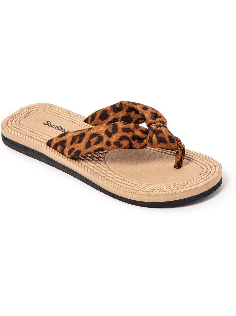 Infradito donna Brasileras con suola gomma Marrone - Kiabi