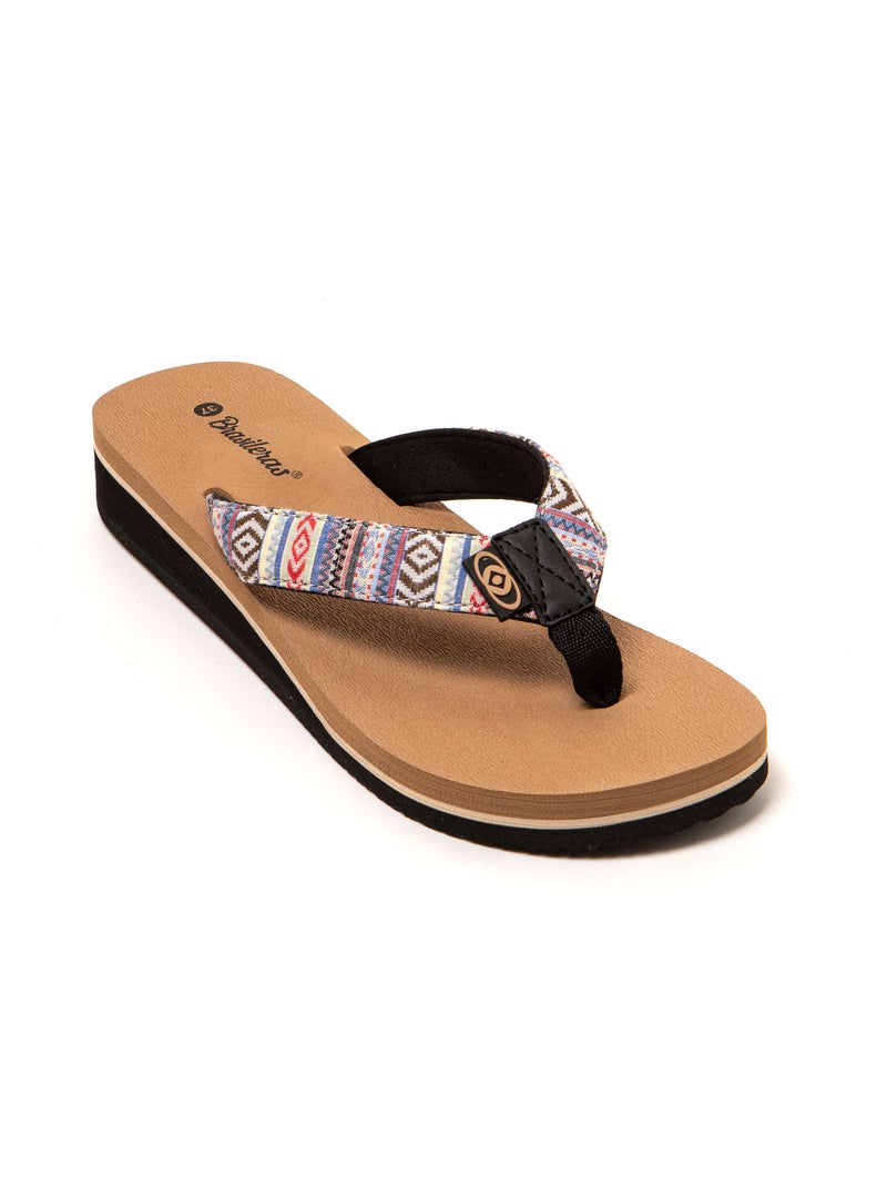 Infradito donna Brasileras suola in gomma Beige - Kiabi