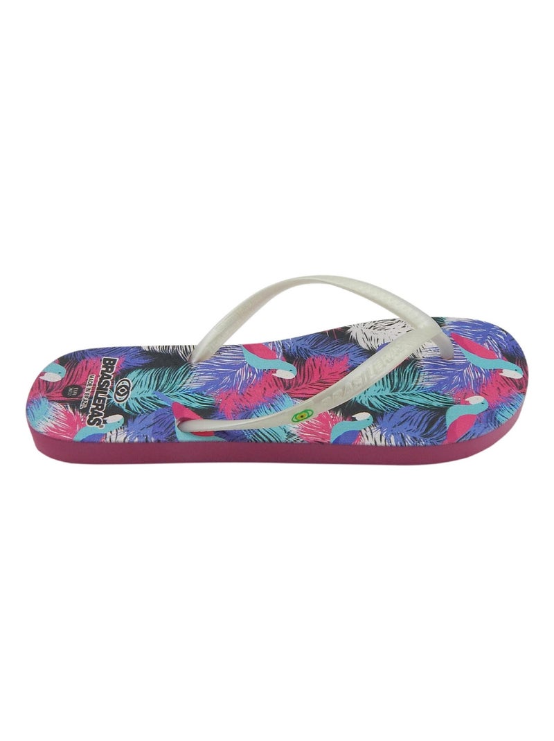 Infradito donna Brasileras suola in gomma Bianco - Kiabi