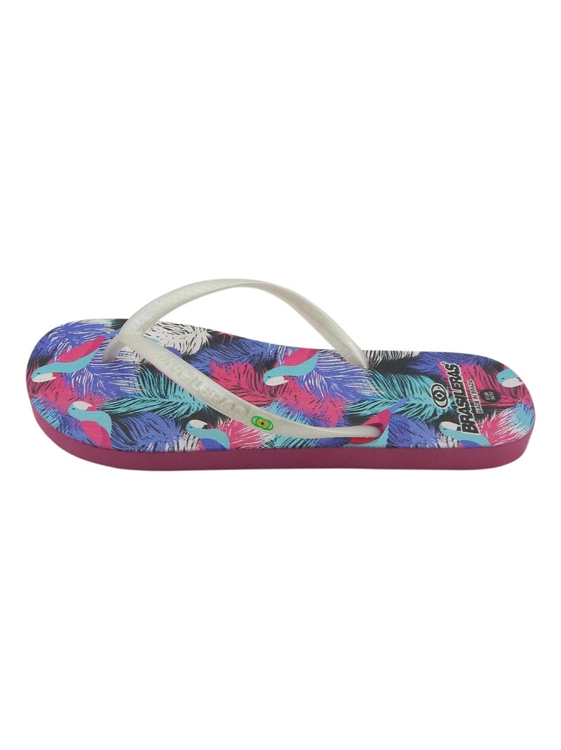 Infradito donna Brasileras suola in gomma Bianco - Kiabi