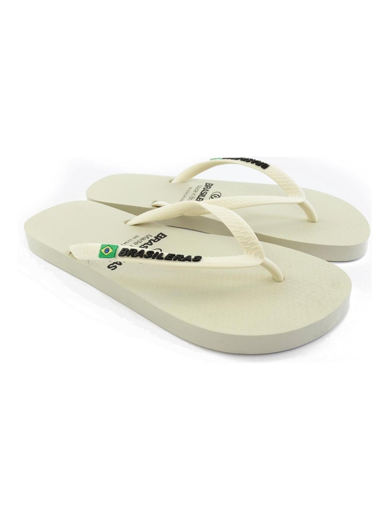 Infradito donna Brasileras suola in gomma Bianco - Kiabi