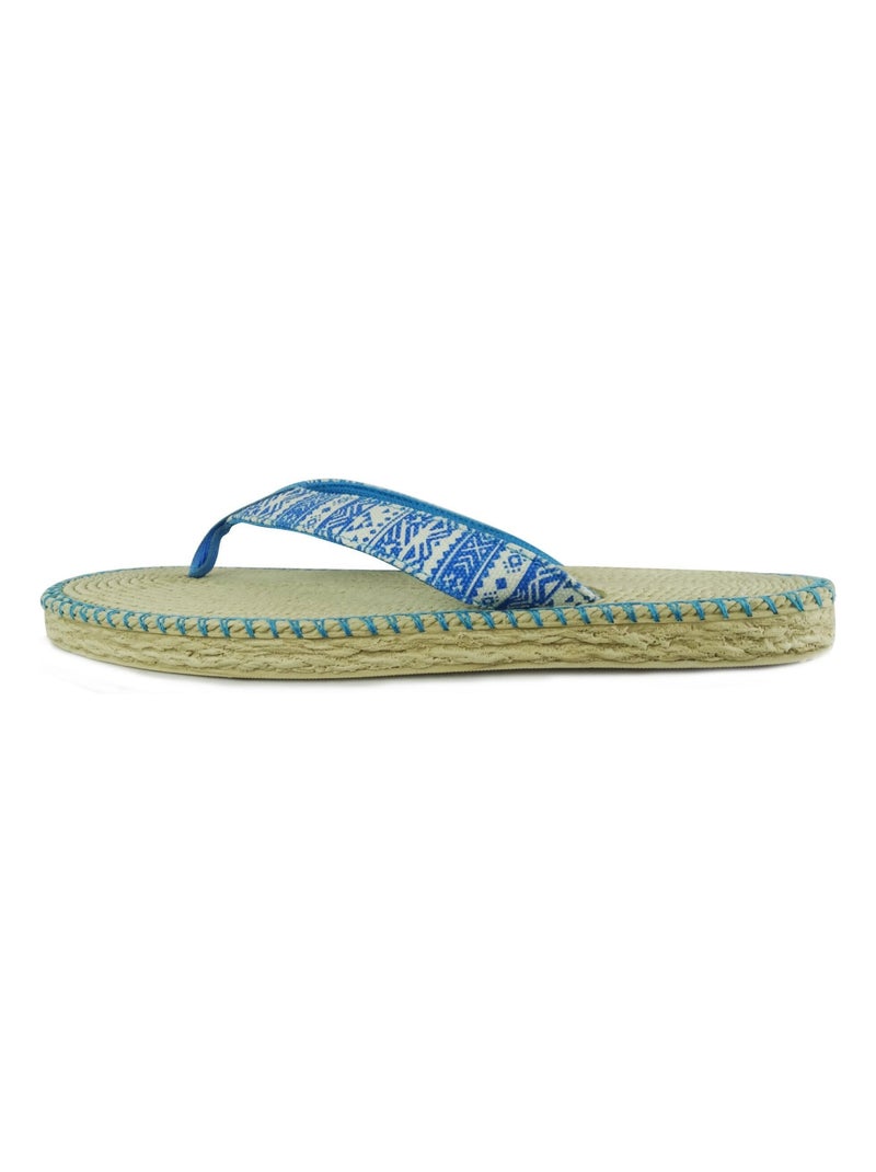 Infradito donna Brasileras suola in gomma Blu cielo - Kiabi