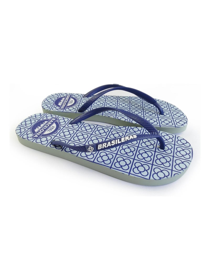 Infradito donna Brasileras suola in gomma Blu - Kiabi