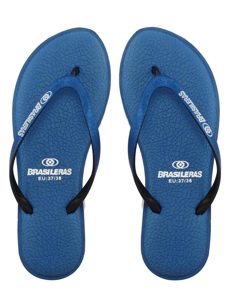 Infradito donna Brasileras suola in gomma Blu - Kiabi