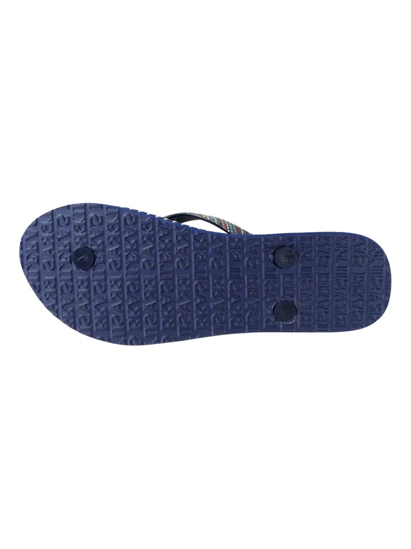Infradito donna Brasileras suola in gomma Blu - Kiabi