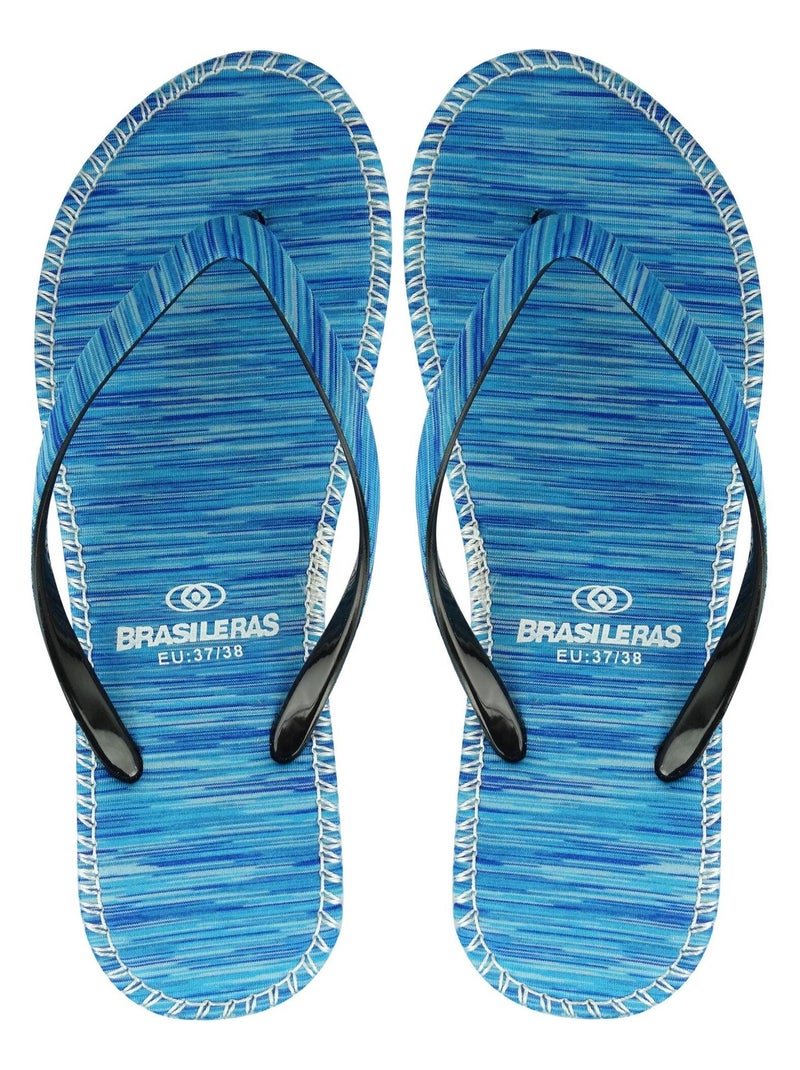 Infradito donna Brasileras suola in gomma Blu - Kiabi
