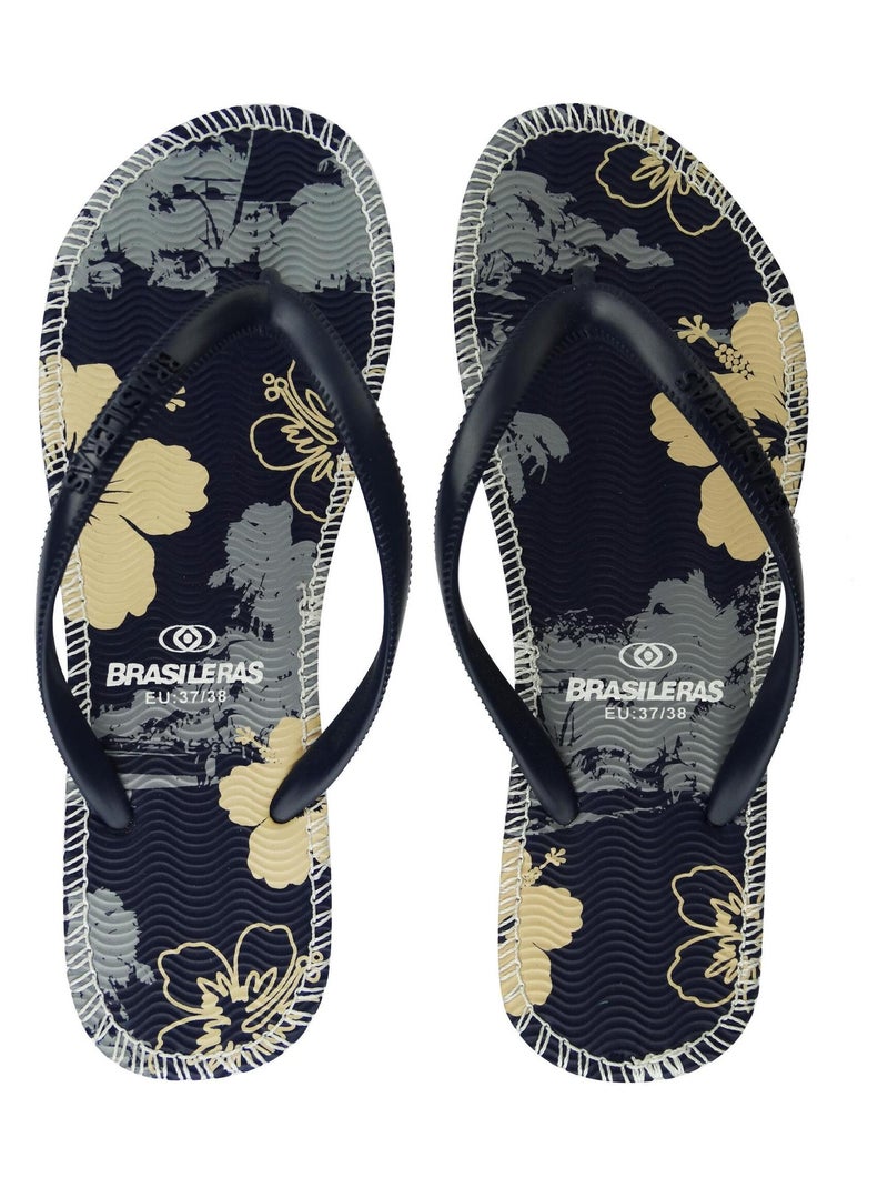 Infradito donna Brasileras suola in gomma Blu - Kiabi