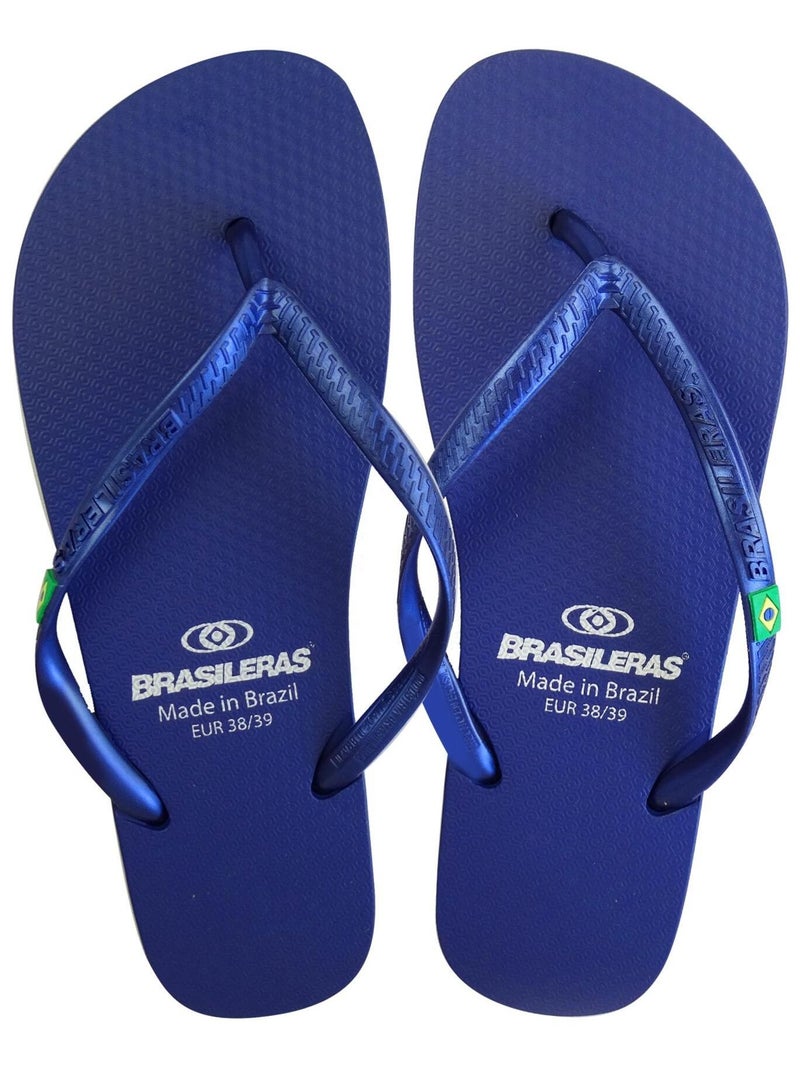 Infradito donna Brasileras suola in gomma Blu marino - Kiabi
