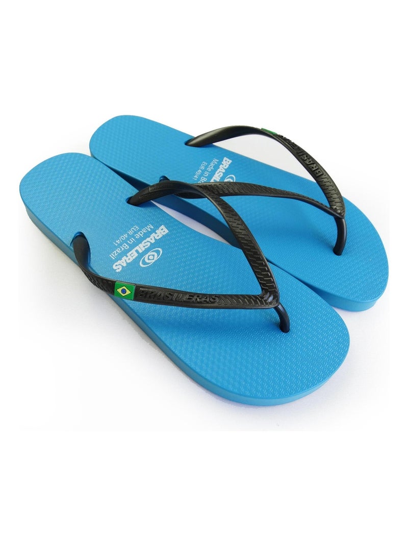 Infradito donna Brasileras suola in gomma Blu Nero - Kiabi