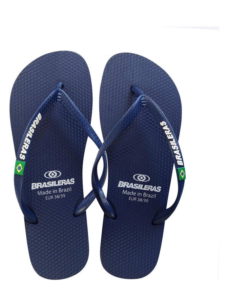 Infradito donna Brasileras suola in gomma Blu scuro - Kiabi