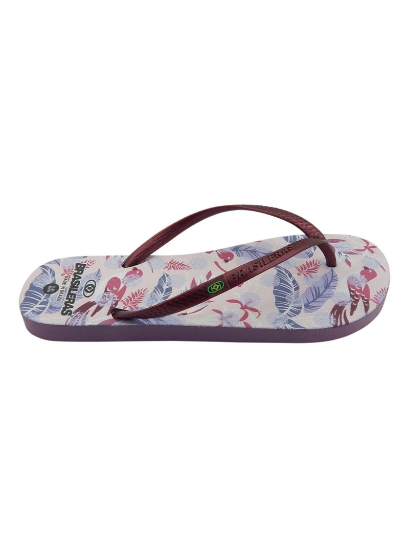 Infradito donna Brasileras suola in gomma Bordeaux - Kiabi