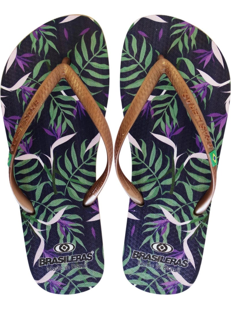 Infradito donna Brasileras suola in gomma Dorato/Oro - Kiabi
