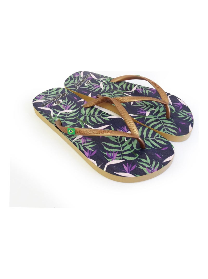 Infradito donna Brasileras suola in gomma Dorato/Oro - Kiabi
