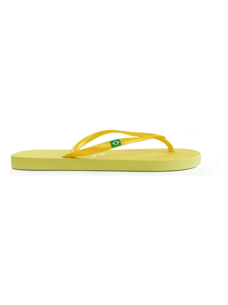 Infradito donna Brasileras suola in gomma Giallo - Kiabi