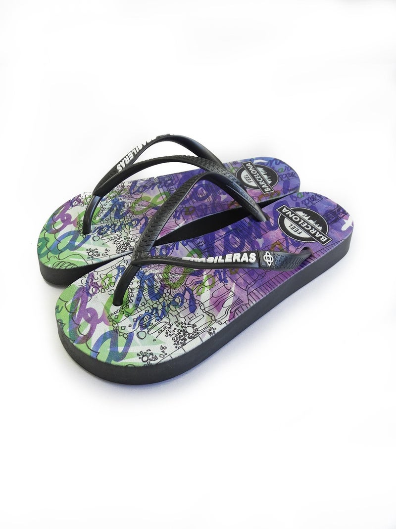 Infradito donna Brasileras suola in gomma Grigio - Kiabi