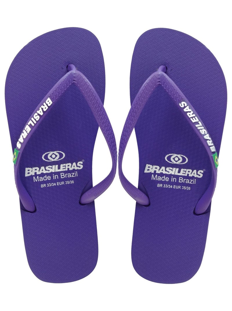 Infradito donna Brasileras suola in gomma Malva lilla - Kiabi