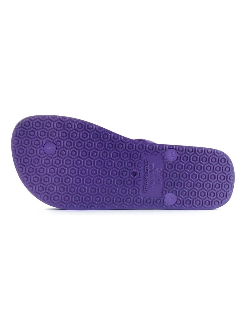 Infradito donna Brasileras suola in gomma Malva lilla - Kiabi