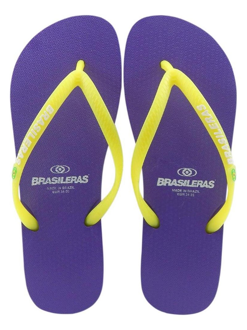 Infradito donna Brasileras suola in gomma Malva lilla - Kiabi