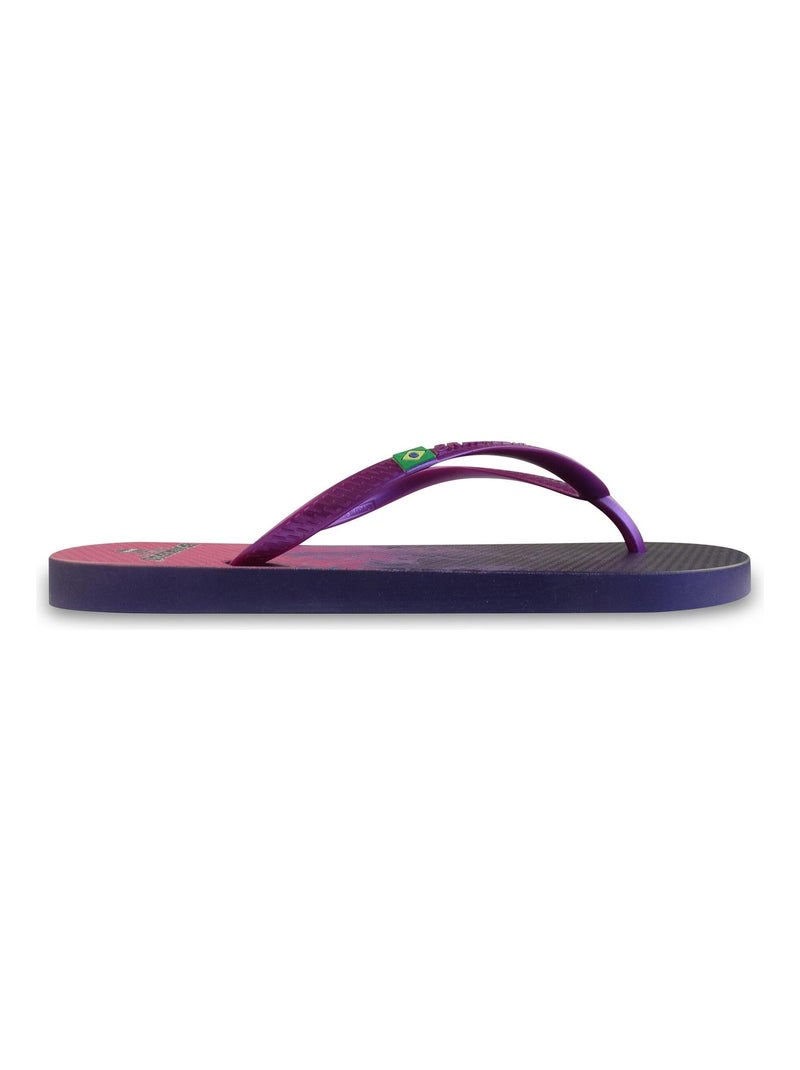 Infradito donna Brasileras suola in gomma Malva lilla - Kiabi