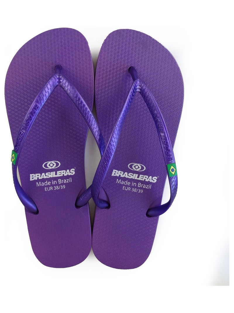 Infradito donna Brasileras suola in gomma Malva lilla - Kiabi