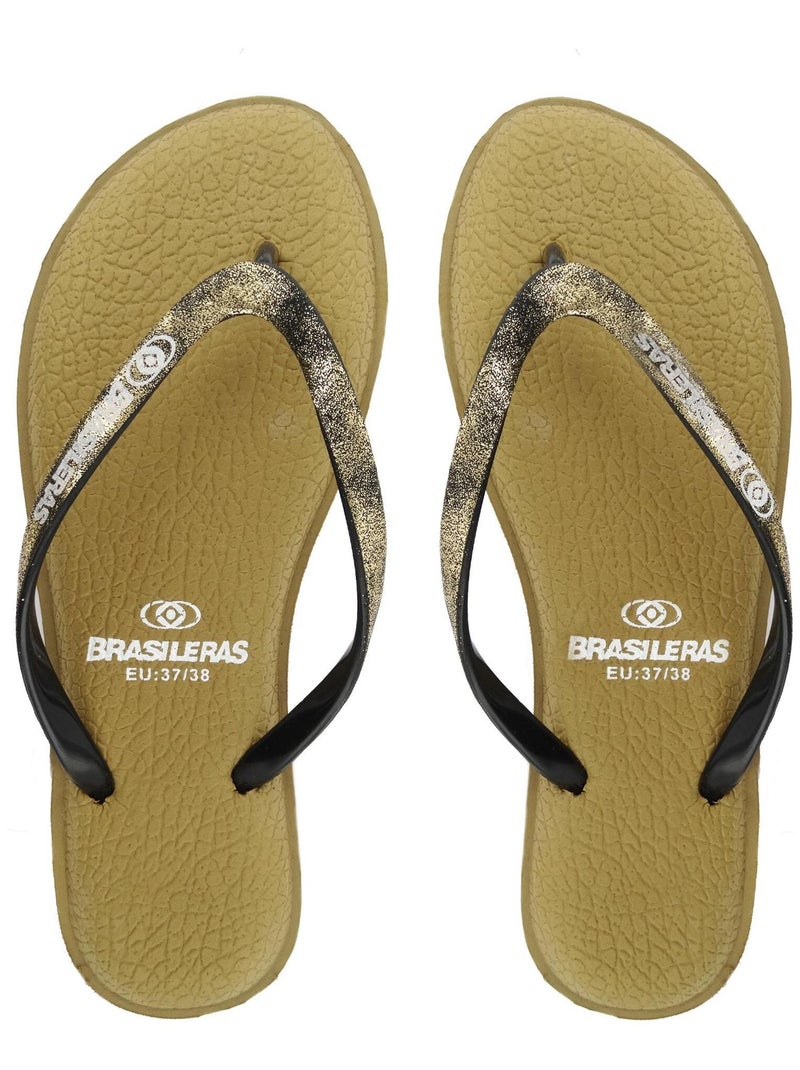 Infradito donna Brasileras suola in gomma Marrone - Kiabi