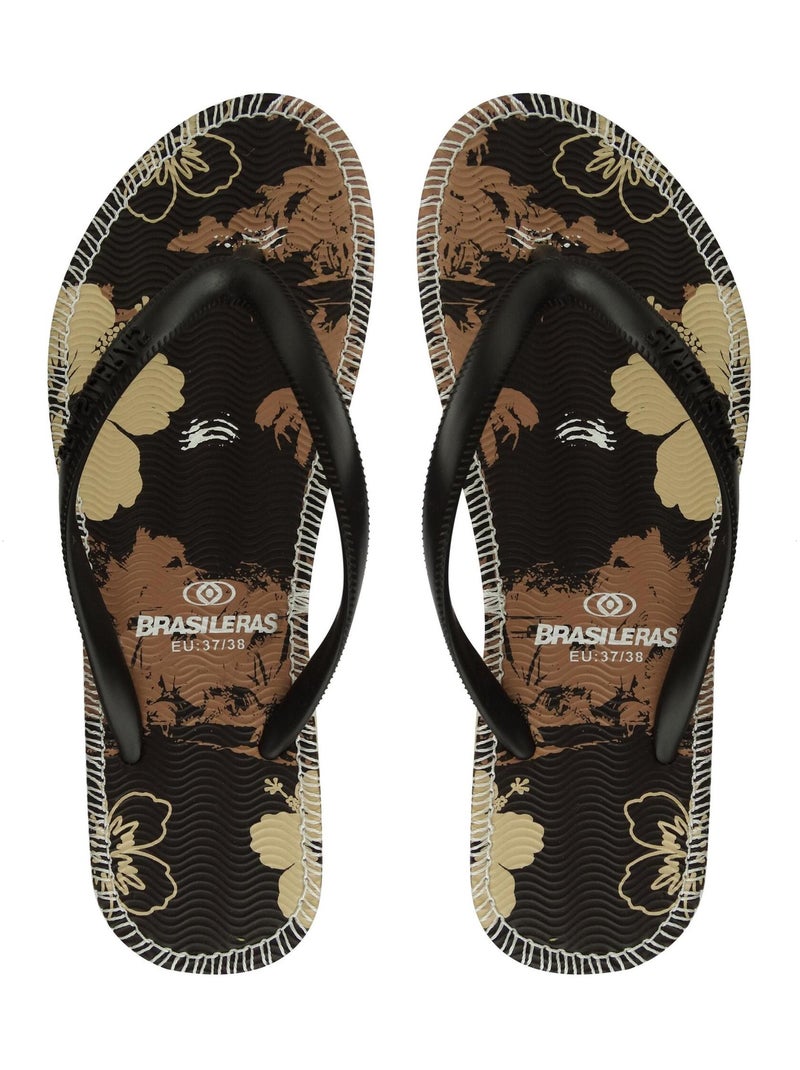 Infradito donna Brasileras suola in gomma Marrone - Kiabi