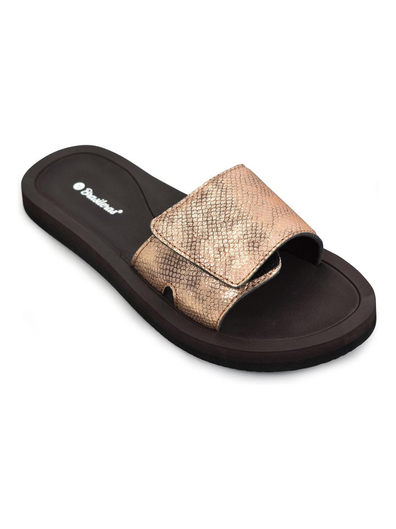 Infradito donna Brasileras suola in gomma Marrone - Kiabi