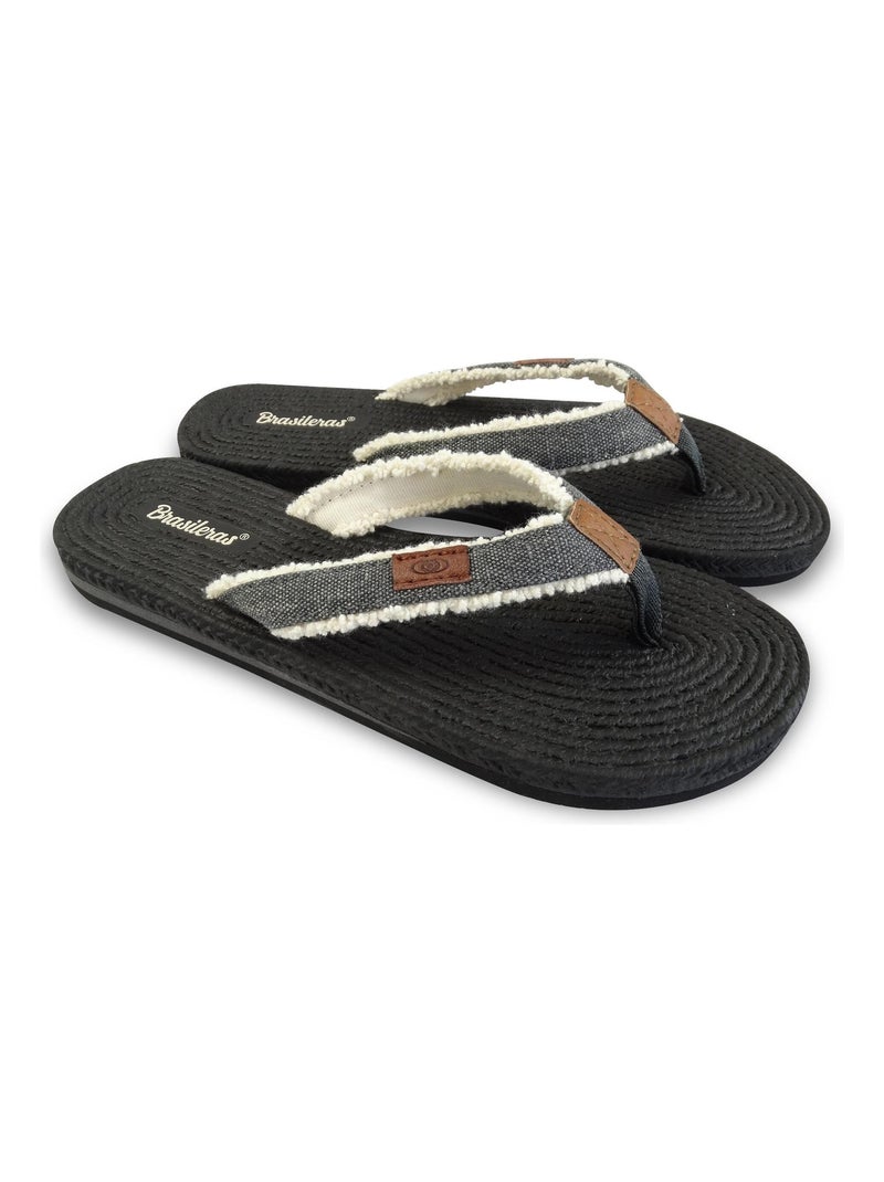 Infradito donna Brasileras suola in gomma Nero - Kiabi