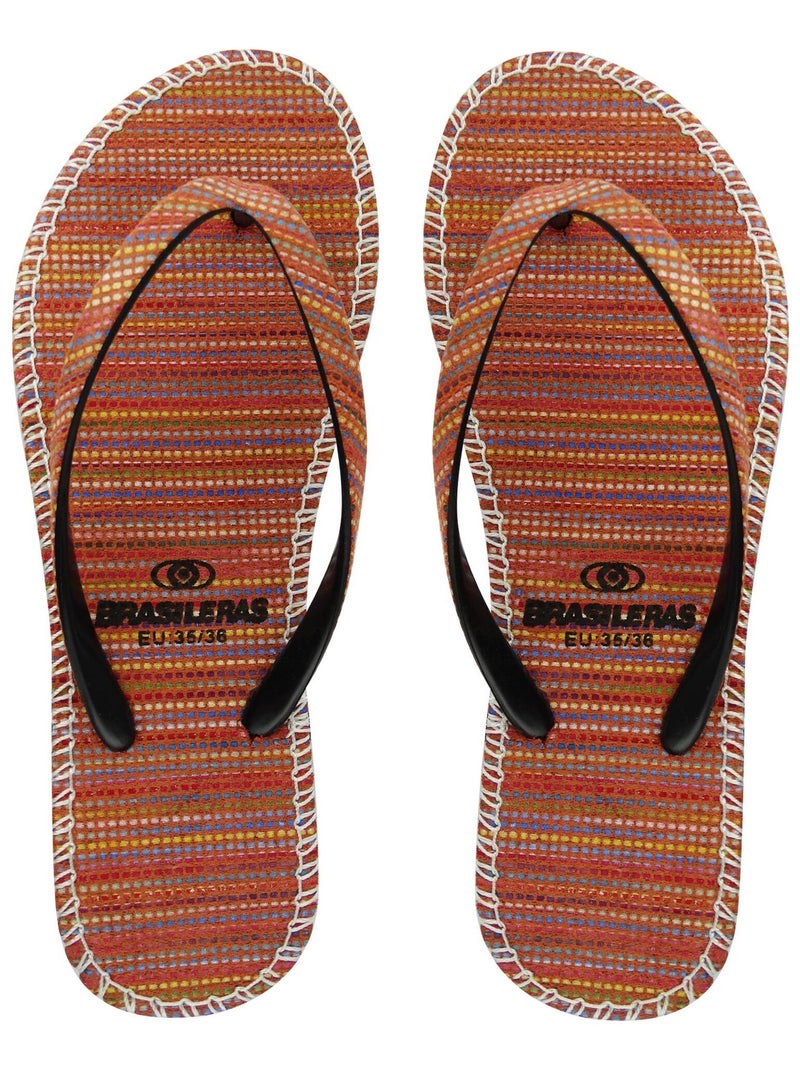 Infradito donna Brasileras suola in gomma Nero - Kiabi