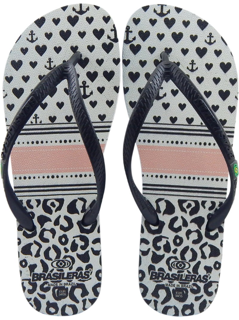 Infradito donna Brasileras suola in gomma Nero - Kiabi