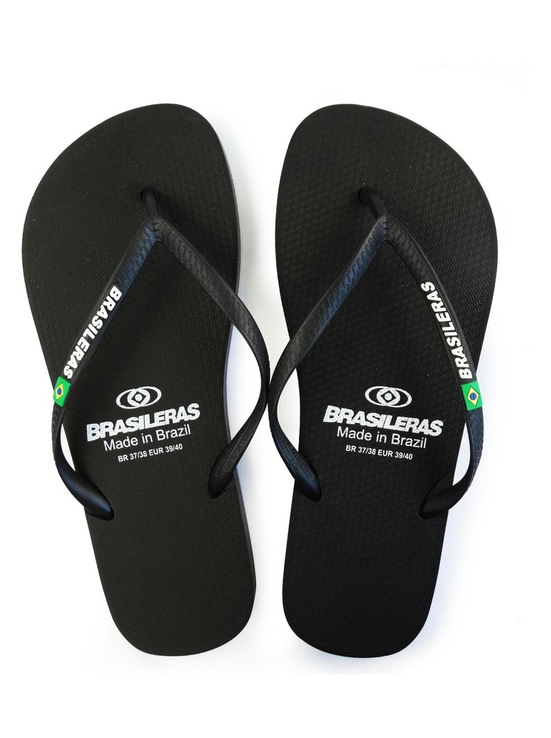 Infradito donna Brasileras suola in gomma Nero - Kiabi