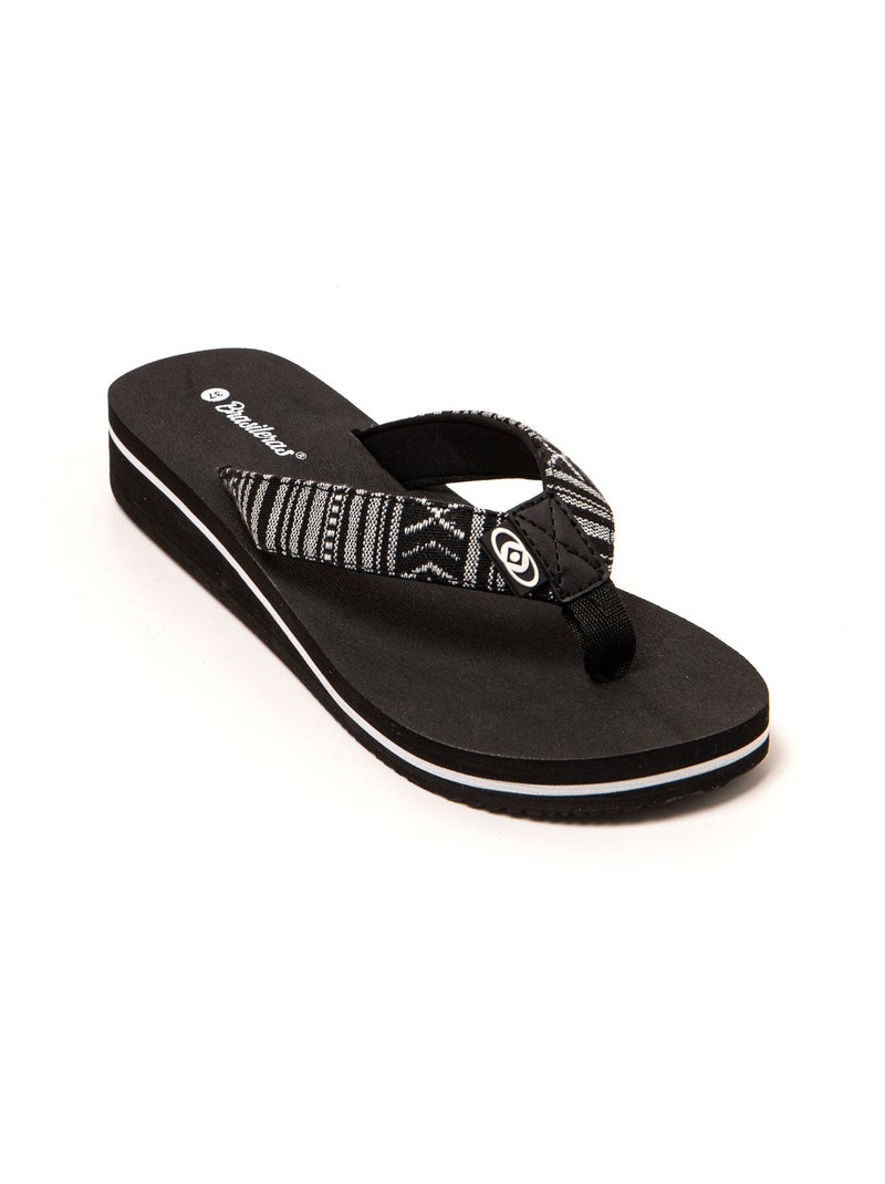 Infradito donna Brasileras suola in gomma Nero - Kiabi