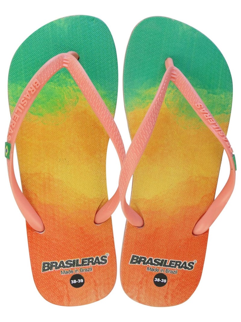 Infradito donna Brasileras suola in gomma Rosa - Kiabi