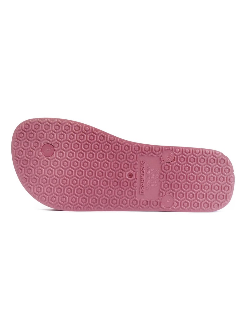 Infradito donna Brasileras suola in gomma Rosa - Kiabi