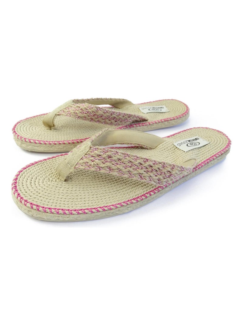 Infradito donna Brasileras suola in gomma Rosa fucsia - Kiabi