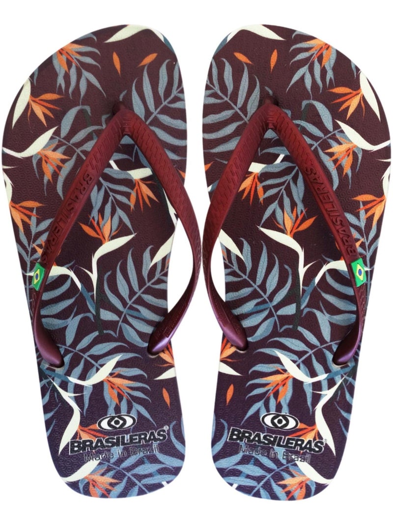 Infradito donna Brasileras suola in gomma Rosso - Kiabi