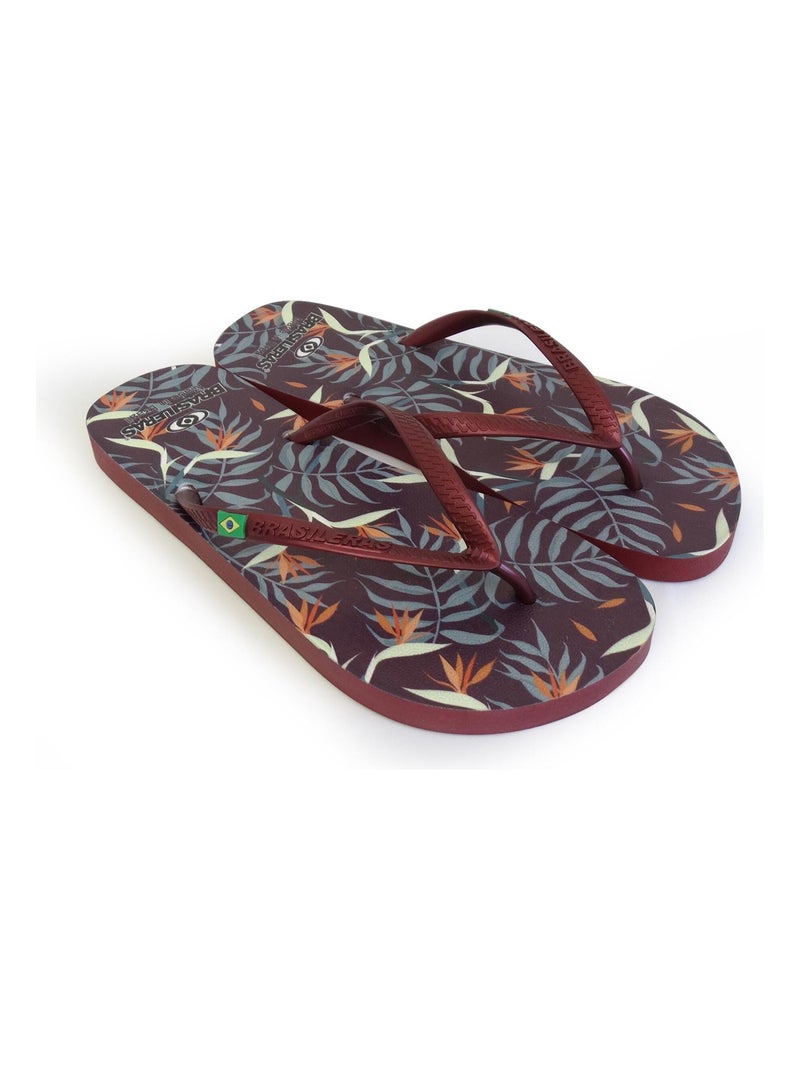Infradito donna Brasileras suola in gomma Rosso - Kiabi