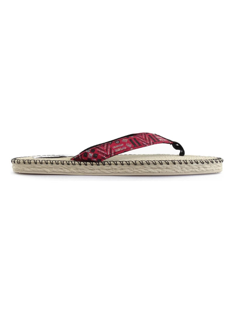 Infradito donna Brasileras suola in gomma Rosso - Kiabi