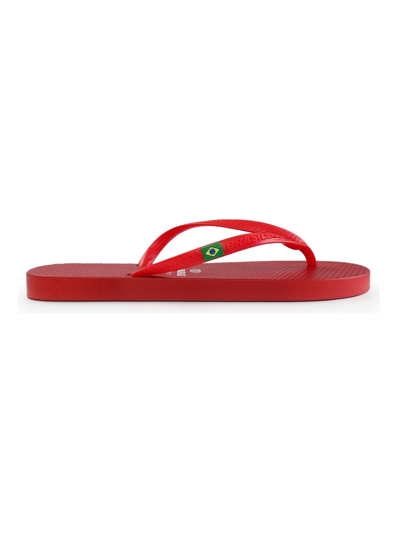 Infradito donna Brasileras suola in gomma Rosso - Kiabi