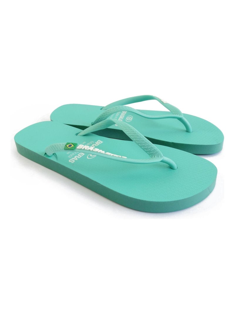 Infradito donna Brasileras suola in gomma Verde acqua - Kiabi