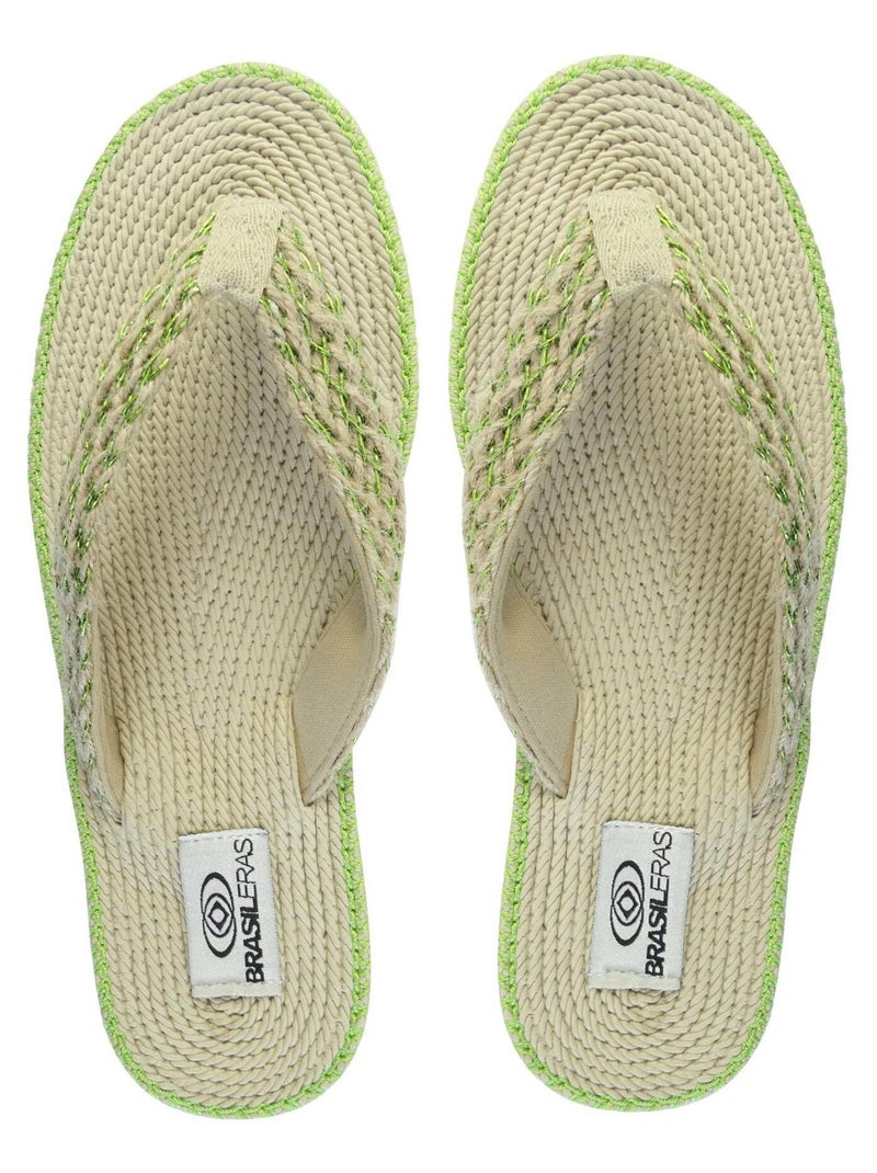 Infradito donna Brasileras suola in gomma Verde - Kiabi