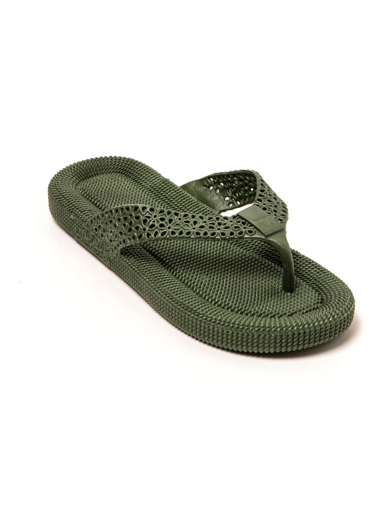 Infradito donna Brasileras suola in gomma Verde scuro - Kiabi