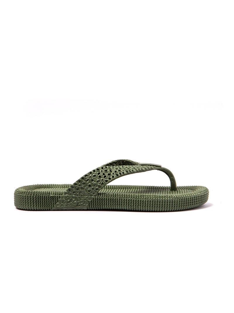 Infradito donna Brasileras suola in gomma Verde scuro - Kiabi