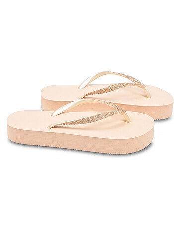 Infradito Donna Compensata Glitter OZABI