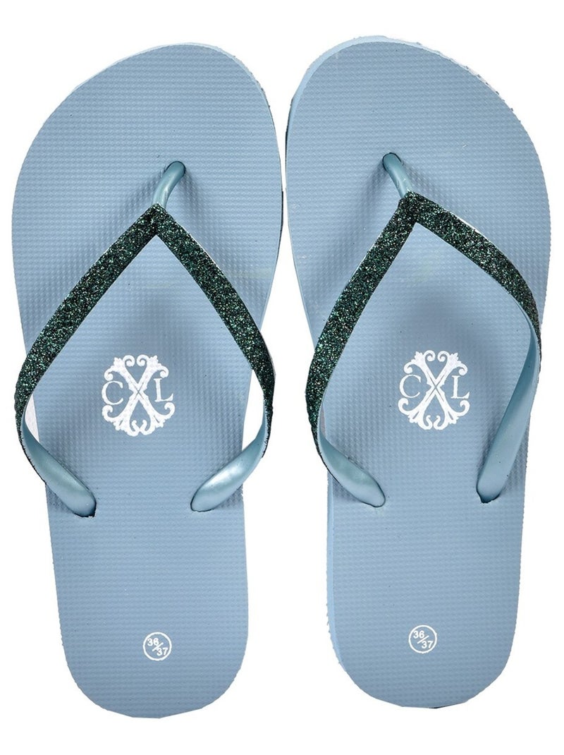 Infradito Donna CXL BY LACROIX GLITTER Blu - Kiabi