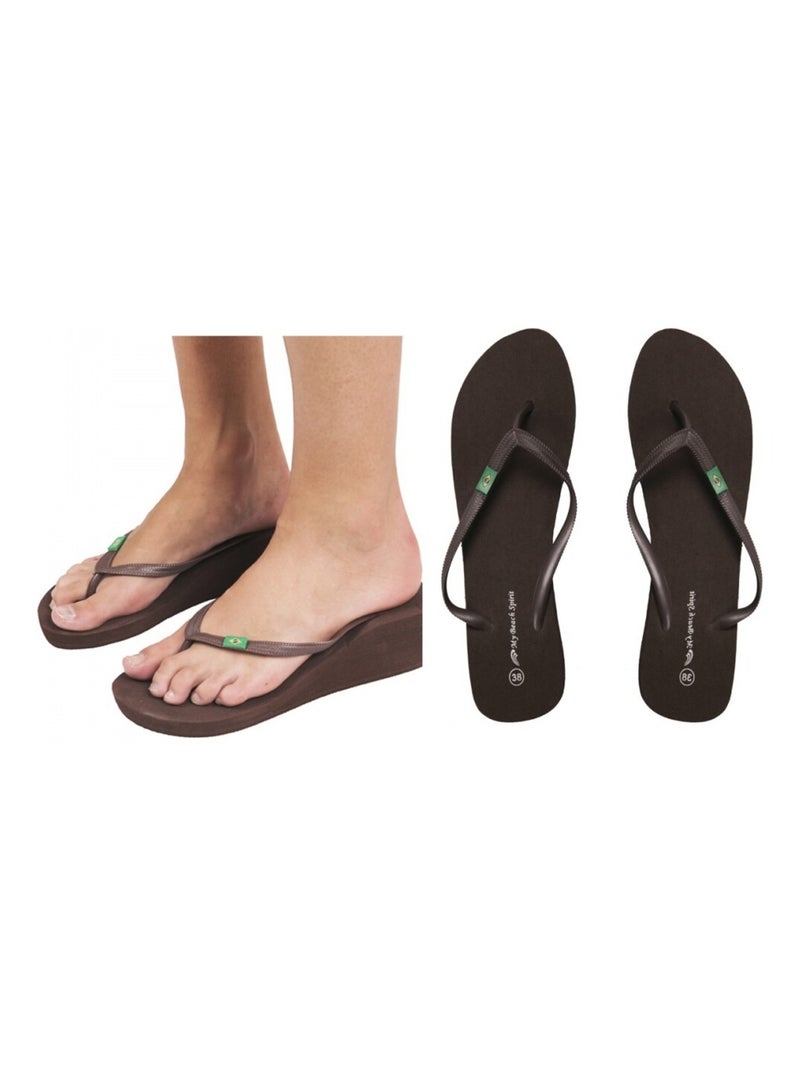 Infradito Donna Marrone - Kiabi